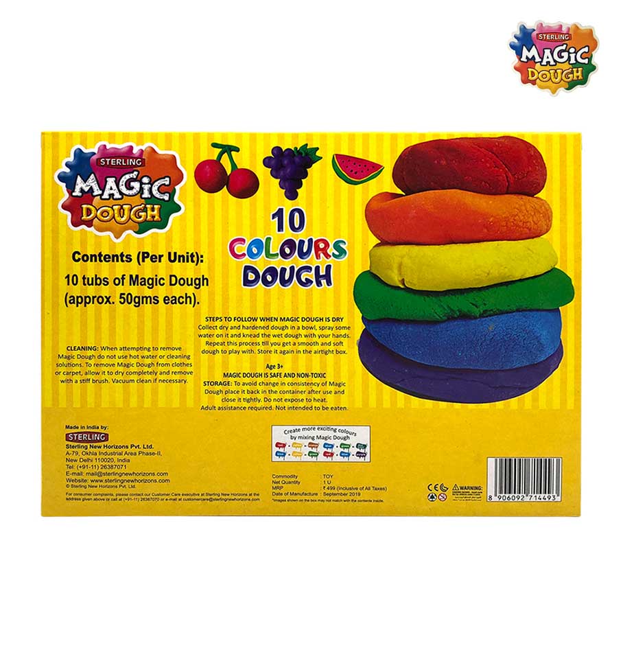Magic Dough 10 Colours 500 gm