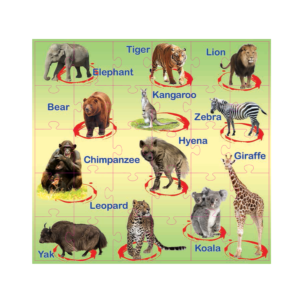 2 in 1  Puzzles - Puzzles and Cute Picture Book - Fruits and Vegetables